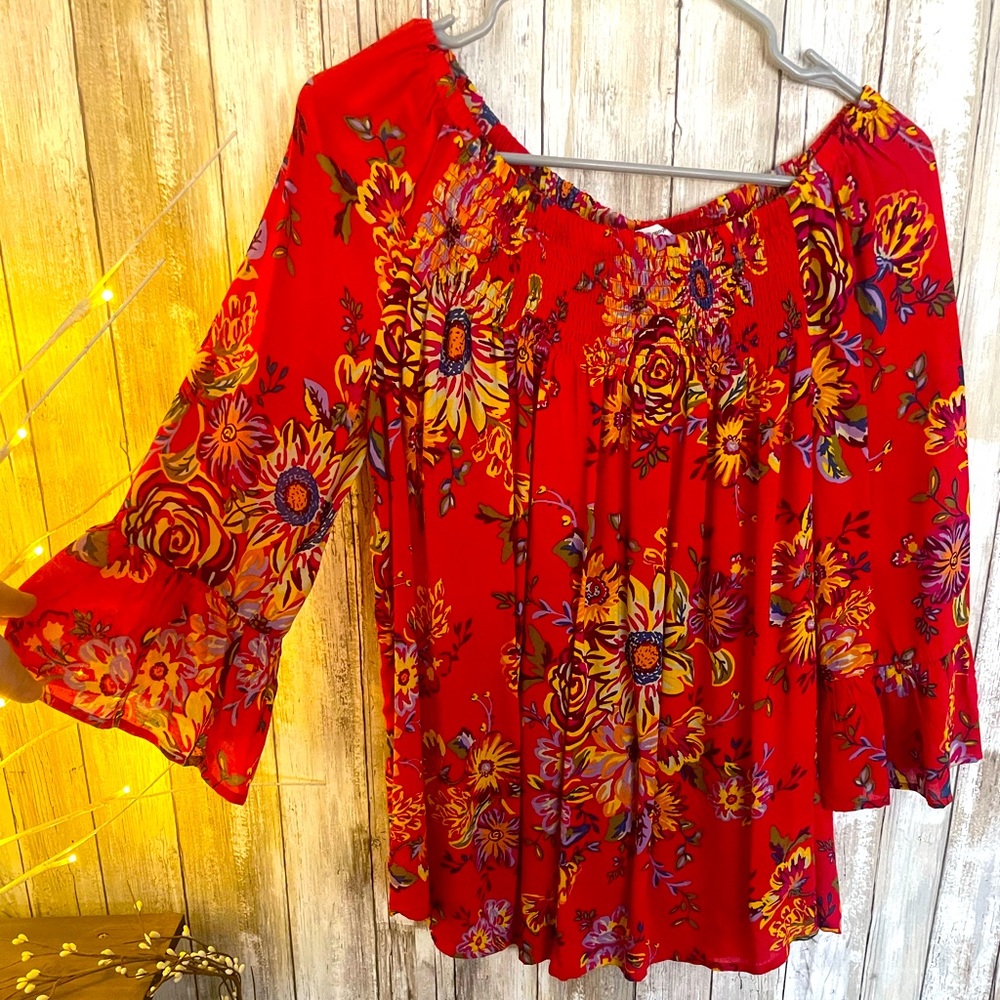 BEACHLUNCHLOUNGE 3/4 sleeve top